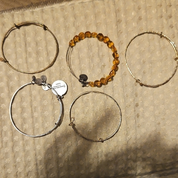 Alex and Ani Jewelry - Elegant Gold and Silver Alex And Ani Bangle Set
